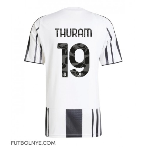 Camiseta Juventus Khephren Thuram #19 Primera Equipación 2025-26 manga corta Camiseta Juventus Khephren Thuram #19 Primera Equipación 2025-26 manga corta